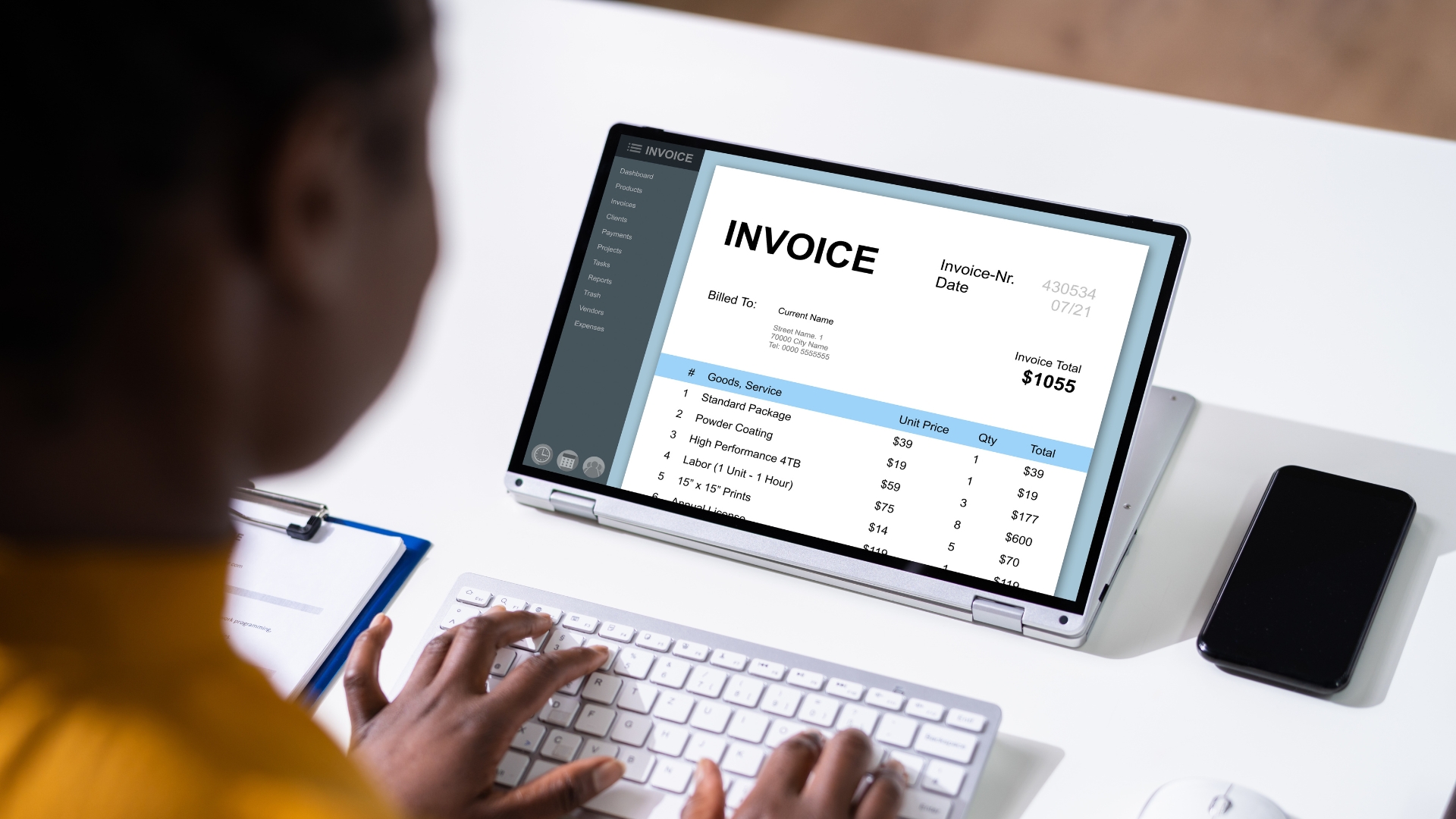 NationalLink Custom Invoicing